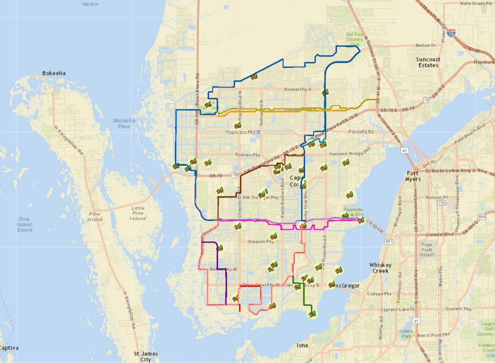 Bike Routes Map